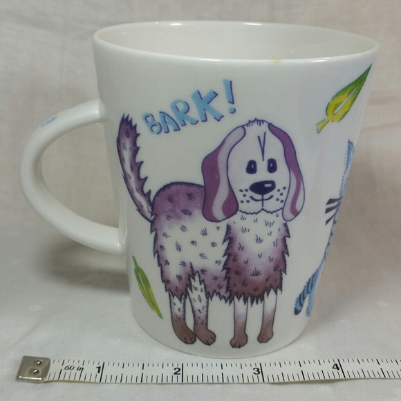 CARDEW DESIGN Dog Cat MUG Bark Meow Woof Paw Print 12 oz - Picture 3 of 11